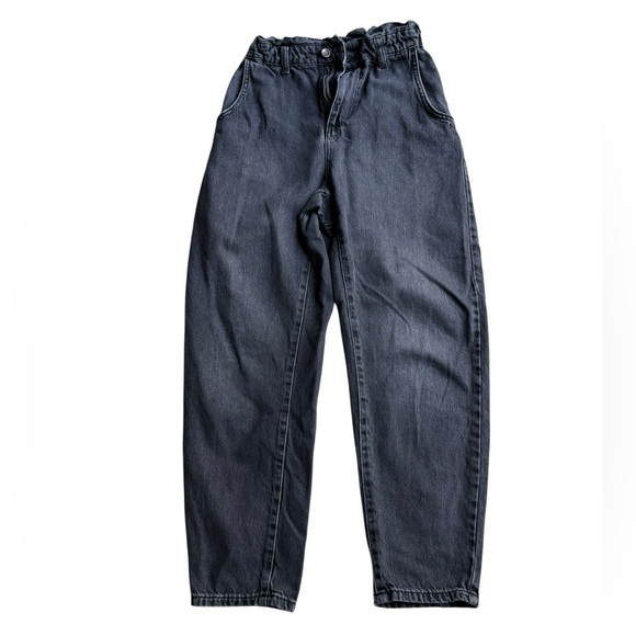 Zara Collection Black Denim Button Detail - Picture 1 of 8